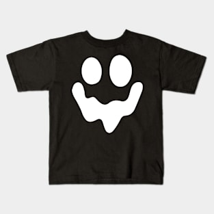 Winking Ghost Funny Ghost Halloween Costume Party Kids T-Shirt